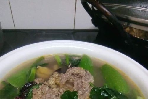 Canh rau nấu cua đồng