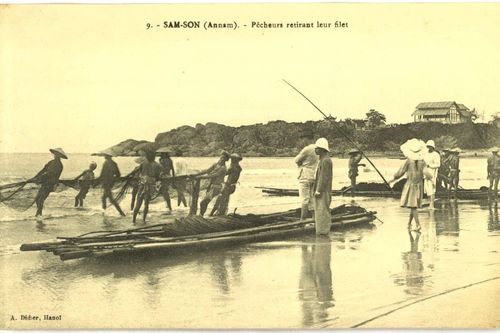 Bãi biển Sầm Sơn gần 100 năm trước