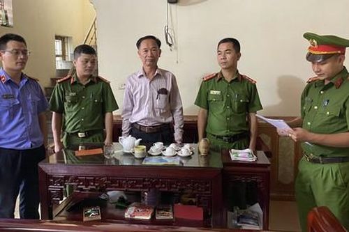Bắt cựu chủ tịch xã câu kết cán bộ thôn 'xẻ thịt' đất công đem bán