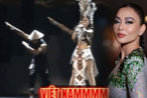 Xôn xao clip Thu Minh hô tên cực 'hào sảng' trên sân khấu Quốc tế, 'chấn động' không kém Miss Grand VN