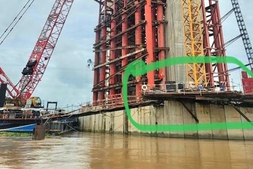 Một công nhân mất tích do sự cố tại công trình cầu Mỹ Thuận 2