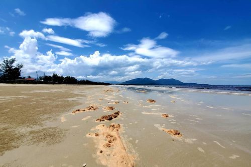 Vùng biển đẹp ở Huế đổi màu bất thường sau bão Noru: Lấy mẫu phân tích