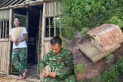 Chàng trai bỏ phố về giữa rừng dựng nhà tre để ở: Cô đơn nhưng yên bình, nuôi mơ ước lớn