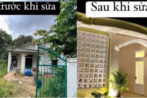Nhà cấp 4 đầy cỏ dại 'lột xác' thành không gian sống cực hiện đại