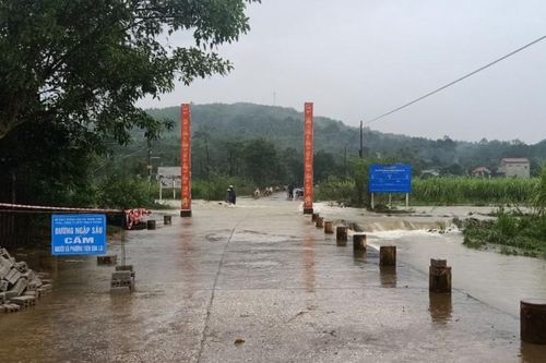 Mưa lớn trên địa bàn huyện Thạch Thành dẫn đến 2 người tử vong do tai nạn