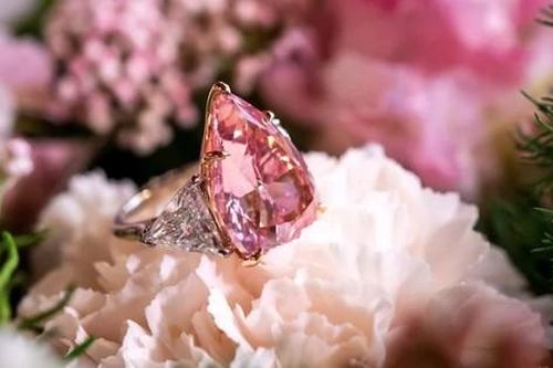 Đấu giá viên kim cương hồng quý hiếm