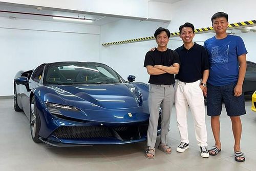 Siêu ngựa Ferrari SF90 Spider hơn 38 tỷ 'về chuồng' nhà Cường Đô la