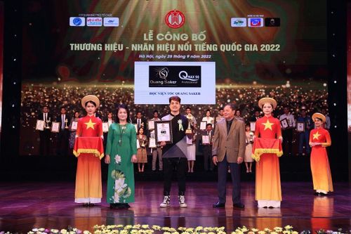 Học viện tóc Quang Saker xuất sắc đạt danh hiệu 'Thương hiệu - Nhãn hiệu nổi tiếng Quốc Gia' năm 2022