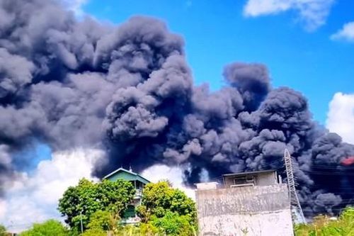 Hải Phòng: Cháy lớn dữ dội tại tổng kho An Hồng, An Dương