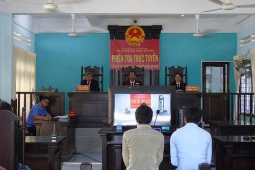 TAND huyện Bắc Bình tỉnh Bình Thuận tổ chức thành công 12 phiên tòa trực tuyến