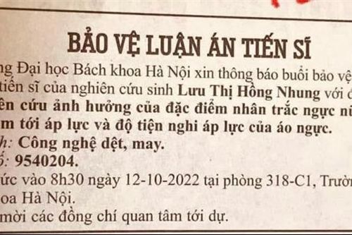Tranh luận nóng bỏng về luận án tiến sĩ nghiên cứu... áo ngực nữ sinh