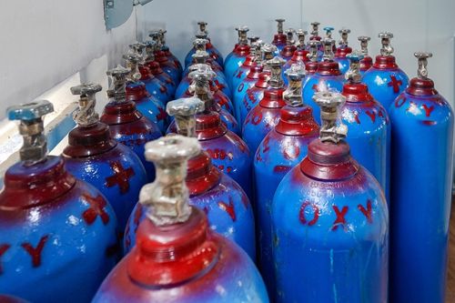 Nổ bình oxy, một người bị thương ở Thái Bình