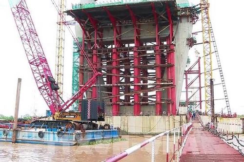 Chấn chỉnh các nhà thầu thi công tại dự án cầu Mỹ Thuận 2
