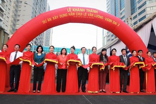 Hà Nội thông xe hầm chui tại nút giao đường Lê Văn Lương và vành đai 3