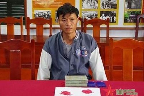 Bộ đội Biên phòng tỉnh Điện Biên: Bắt giữ 1 đối tượng cùng 2 bánh heroin, 400 viên ma túy tổng hợp