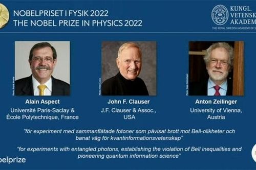 Giải Nobel Vật lý 2022 vinh danh 3 nhà khoa học