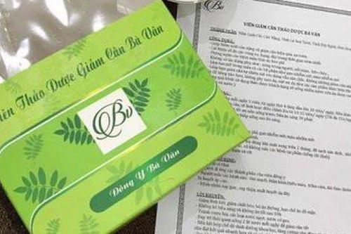 Cục An toàn thực phẩm cảnh báo về sản phẩm 'Giảm cân Bà Vần'