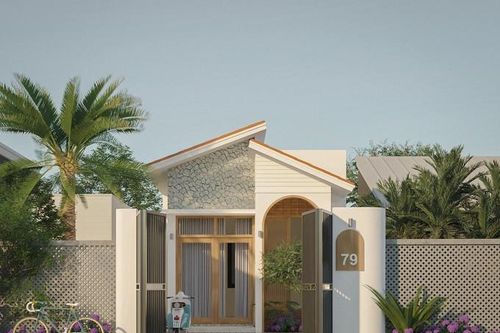 Nhà cấp 4 ấn tượng với không gian ngập ánh sáng trời và hương thơm hoa cỏ