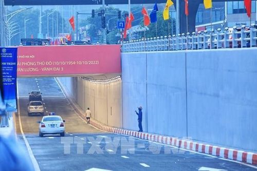 Hình ảnh mới nhất về hầm chui Lê Văn Lương - Khuất Duy Tiến - Tố Hữu