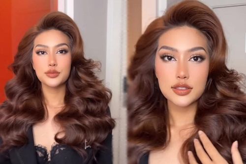 Hướng dẫn tạo kiểu tóc uốn hoa hậu đẹp như Miss Grand Đoàn Thiên Ân