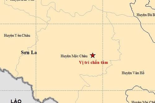 Sơn La: Động đất gây rung lắc tại Mộc Châu