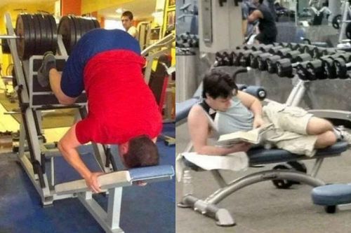 Chết cười với những pha 'tấu hài' trong phòng gym