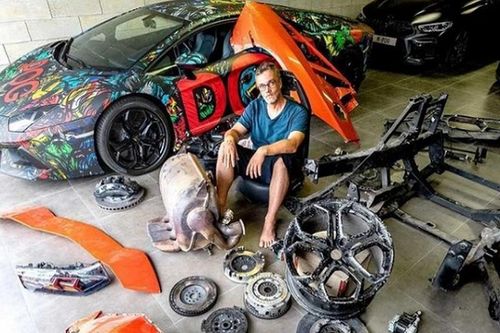 Lamborghini Aventador 'nát đầu', sửa hết 7 tỷ đồng ngang giá xe mới