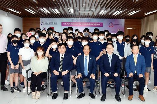 Đoàn Đại sứ Hàn Quốc thăm Trường liên cấp quốc tế Korea Global School