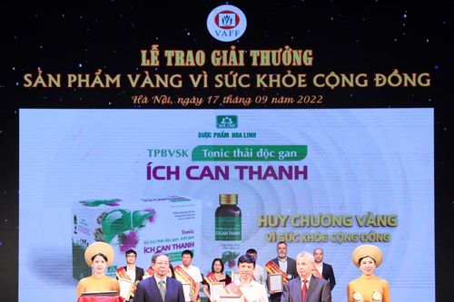 Sản phẩm Thải độc gan thế hệ mới đạt Huy chương vàng vì sức khỏe cộng đồng