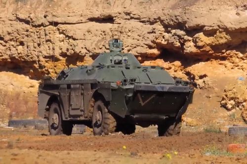 Video xe trinh sát bọc thép Nga huấn luyện lính động viên tại Ukraine