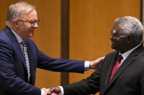 Thủ tướng Solomon khẳng định 'như đinh đóng cột' một điều với Australia