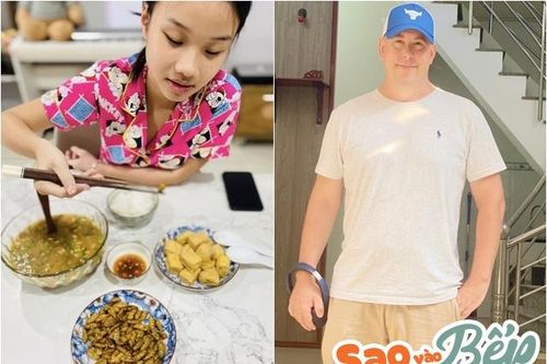 Vợ cũ Thành Trung nấu ăn cho con gái riêng, có món chồng Tây sợ 'chạy đứt dép'