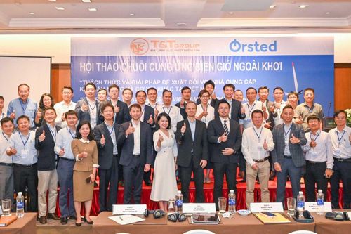 Ørsted - T&T Group thúc đẩy xây dựng chuỗi cung ứng điện gió ngoài khơi