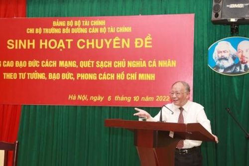 Trường Bồi dưỡng cán bộ tài chính học tập tư tưởng, đạo đức, phong cách Hồ Chí Minh