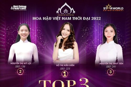 Kiều Diễm tái xuất với màn giựt spotlight trên BXH Hoa hậu Việt Nam Thời đại 2022