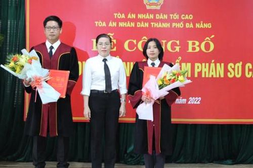 TAND TP Đà Nẵng trao quyết định bổ nhiệm Thẩm phán sơ cấp