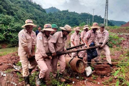 Phát hiện và xử lý an toàn quả bom 'khủng' sót lại sau chiến tranh