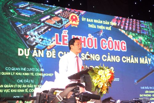 Thừa Thiên – Huế khởi công đê chắn sóng cảng Chân Mây hơn 750 tỷ đồng