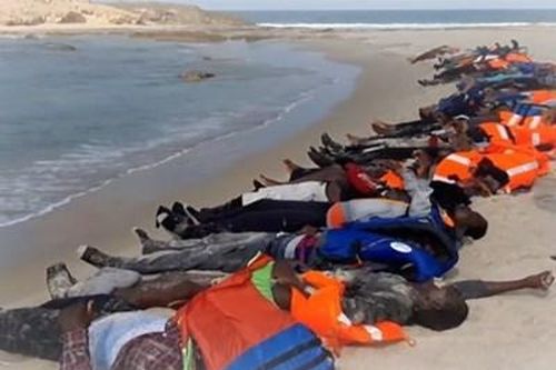 Bàng hoàng phát hiện 15 thi thể cháy sém trên bãi biển Libya