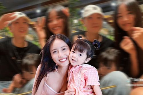 Gia đình Trương Mỹ Nhân - Phí Ngọc Hưng lần đầu bắt trend cùng nhau, 'ái nữ' Bona chiếm trọn spotlight!