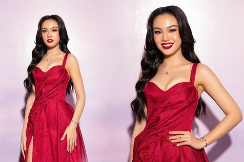 Á hậu Thủy Tiên gây choáng với layout đỏ au: Đường đua 'Miss Son đỏ' không thể thiếu chị