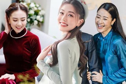Xu hướng áo dài ăn hỏi của sao Việt: Càng đơn giản càng đẹp thanh tao