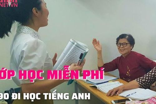 Lớp học Tiếng Anh đặc biệt học sinh là các cụ từ U80