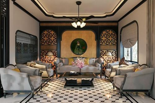 Biệt thự Indochine đẹp như viên ngọc quý giữa lòng phố biển