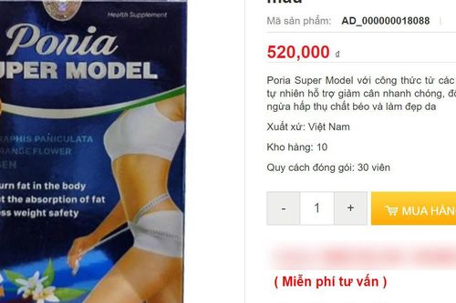 Cảnh báo sản phẩm giảm cân giá nửa triệu đồng/hộp chứa chất cấm nhiều độc tính