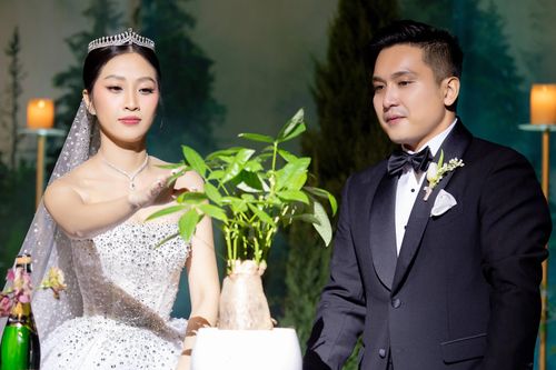 Liêu Hà Trinh bỏ nghi thức cắt bánh trong lễ cưới