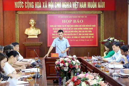 Phú Thọ cưỡng chế kiểm đếm bắt buộc đối với một số hộ dân