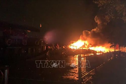 Khẩn trương điều tra nguyên nhân vụ cháy 8 phương tiện thủy tại Cửa Đại