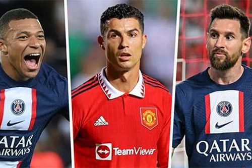 Top 10 ngôi sao bóng đá kiếm tiền nhiều nhất năm 2022: Mbappe qua mặt Messi lẫn Ronaldo