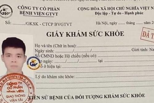 Tràn lan nạn giấy khám sức khỏe giả